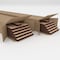 Ekena Millwork 48H x 3/8T Adjustable Wood Slat Wall Panel Kit w/ 1W Slats, Red Oak contains 42 Slats SWW84X48X0375RO - alternate 3